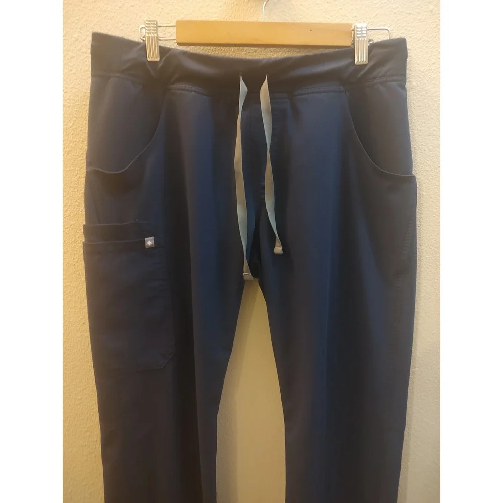 Figs Scrub Pants Medical Unisex MT Made Cargo Scrubs Navy Blue Style T21004 B18